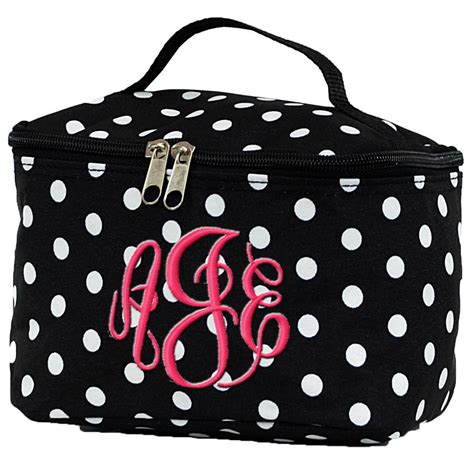 personalized makeup bags monogram